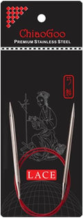 ChiaoGoo Red Lace US 7 (4.5mm) 16" Fixed Circular Knitting Needles