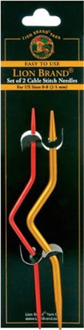 Lion Brand Set of 2 Cable Stitch Needles
