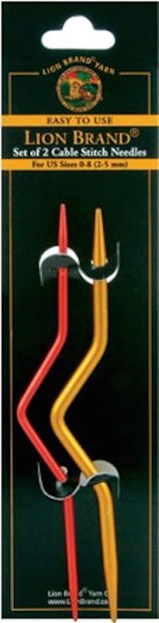 Lion Brand Set of 2 Cable Stitch Needles