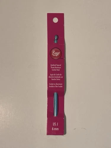 Boye Crochet Afghan Hook US J (5.75mm) 14"